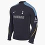 Nike Thfc M Nk Df Strk Drill Top K - obsidian/light blue/white