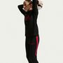 Nike Psg Y Kinder Nk Df Strk Pant Kpz - black/global red/global red