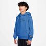 Nike Nike Air Big Kids Pullover Hoodie - blue crystal/black/black