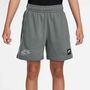 Nike Nike Air Big Kids Fleece Shorts - smoke grey/white/white