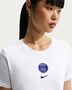 Nike Psg W Nk Crest Tee - white