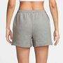 Nike W Nk Stdo Flc Mr Std 4In Shrt - dk grey heather/sail