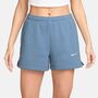Nike W Nk Stdo Flc Mr Std 4In Shrt - work blue/sail