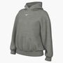 Nike W Nk Stdo Flc Std Po Hdy - dk grey heather/sail