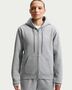 Nike W Nk Stdo Flc Std Fz Hdy - dk grey heather/sail