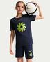 Nike Erling Haaland Club Fleece Big Kids - obsidian/green strike