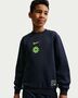 Nike Erling Haaland Club Fleece Big Kids - obsidian/green strike