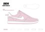 Nike W Nike Court Vision Lo Suede - pink foam/white