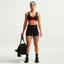 Nike W Np Sculpt Strappy Bra - black/lt crimson/white