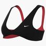 Nike W Np Sculpt Strappy Bra - black/lt crimson/white