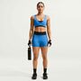 Nike W Np Sculpt Strappy Bra - lt photo blue/black/white