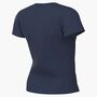 Nike W Nk One Fitted Ss Top - midnight navy/white