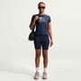 Nike W Nsw Chll Knt Mdcrp Vrb17 Tee - midnight navy