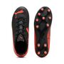 Puma ATTACANTO II FG/AG Jr - PUMA Black-Glowing Red