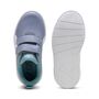 Puma Courtflex V3 V PS - Gray Sky-PUMA White-Baltic Sea Blue