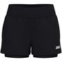 Jako 2-In-1 Short One Damen - schwarz