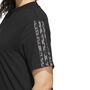 adidas W In Aop Sj Tee - black