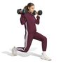 adidas We 3S Woven Jacke - maroon/white