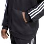 adidas M 3S Ft Fz Hd - black/white