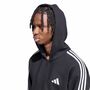 adidas M 3S Ft Fz Hd - black/white