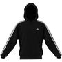 adidas M 3S Ft Fz Hd - black/white