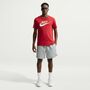 Nike M Nk Club Flow Short - lt smoke grey/university red