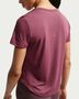 Nike W Nk Tempo Df Ss Top - pink smoke/reflective silv