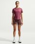 Nike W Nk Tempo Df Ss Top - pink smoke/reflective silv