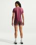 Nike W Nk Tempo Df Ss Top - pink smoke/reflective silv
