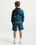 Nike K Nsw Club Flc Ft Short Aop - bright spruce/midnight navy