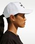 Nike U Nk Rise Cap S Cb Aframe Strt - white/black/safety orange
