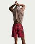 Nike M Nk Df Miler 7Bf Aop Short - lt crimson/reflective silv