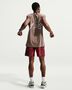 Nike M Nk Df Miler 7Bf Aop Short - lt crimson/reflective silv