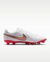 Nike Tiempo Ligera Pro Ag - white/blur-bright crimson