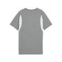 Puma teamEVOSTRIPE Tee Jr - Medium Gray Heather-PUMA Silver-PUMA White