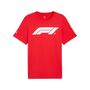 Puma F1 ESS Logo Tee 180g - Pop Red