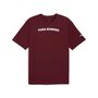 Puma M Run Graphic Tee Oversize - RUBY SHIMMER