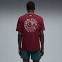 Puma M Run Graphic Tee Oversize - RUBY SHIMMER