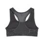 Puma 4KEEPS BRA - PADDED - PEBBLE PRINT - Cool Dark Gray