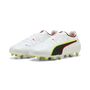 Puma KING 20 ULTIMATE FG/AG - PUMA White-Glowing Red-Yellow Alert