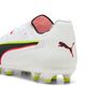 Puma KING 20 ULTIMATE FG/AG - PUMA White-Glowing Red-Yellow Alert