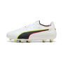 Puma KING 20 ULTIMATE FG/AG - PUMA White-Glowing Red-Yellow Alert