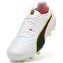 Puma KING 20 ULTIMATE FG/AG - PUMA White-Glowing Red-Yellow Alert