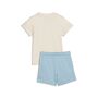 Puma MINICATS ESS Tee and Shorts Set INF - Alpine Snow-Print