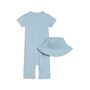 Puma MINICATS SUPER PUMA Newborn 2-Piece Romper INF - Seafoam