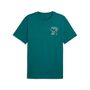 Puma GRAPHIC Varsity Tee - Emerald Ice
