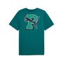 Puma GRAPHIC Varsity Tee - Emerald Ice