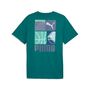 Puma GRAPHIC Sports Tee - Emerald Ice