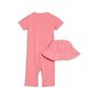 Puma MINICATS SUPER PUMA Newborn 2-Piece Romper INF - Wild Pink