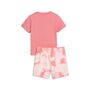 Puma MINICATS ESS TIE-DYE Tee and Shorts Set INF - Wild Pink